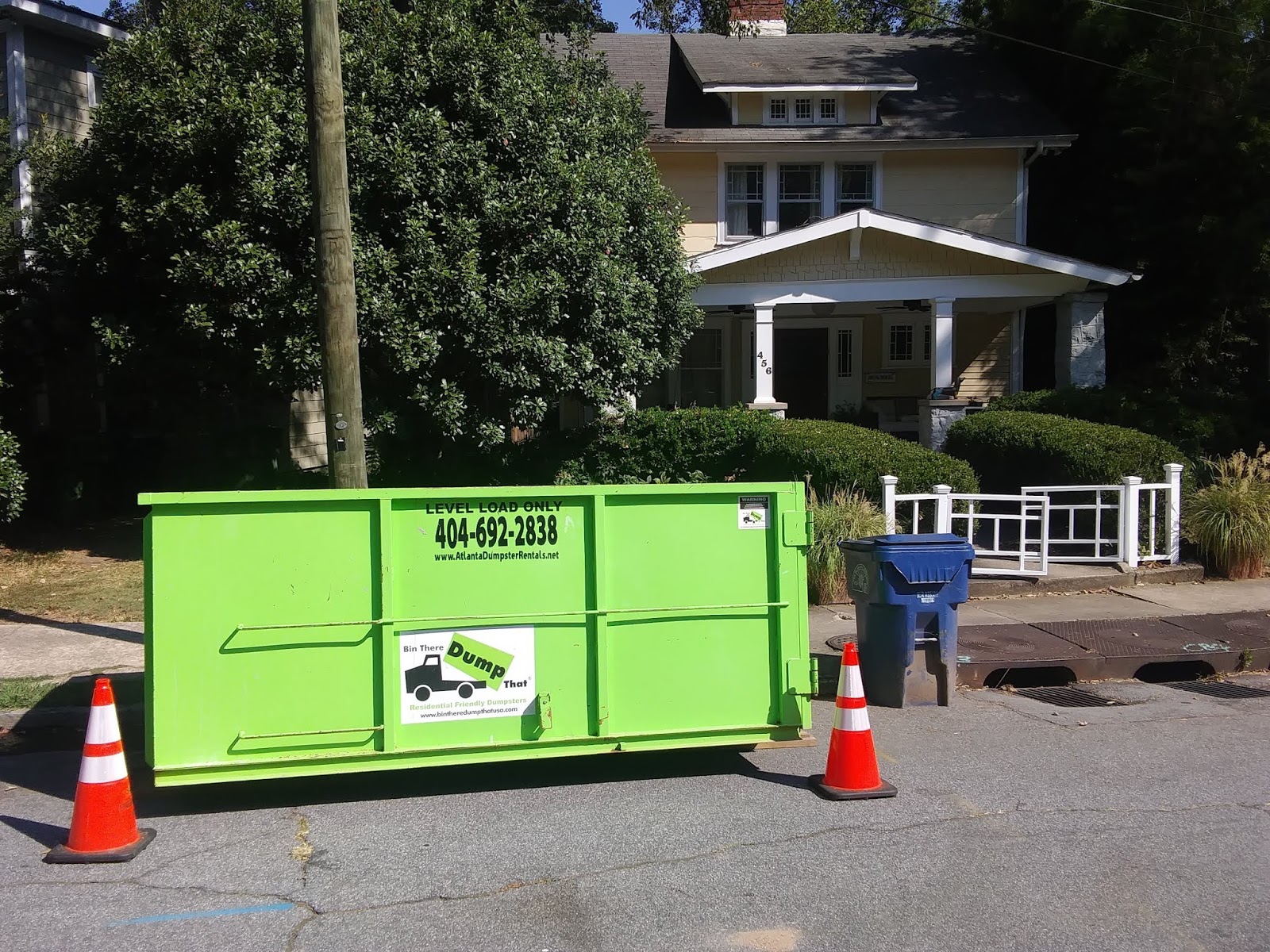 Do I need permit to place a dumpster on the street in Atlanta?