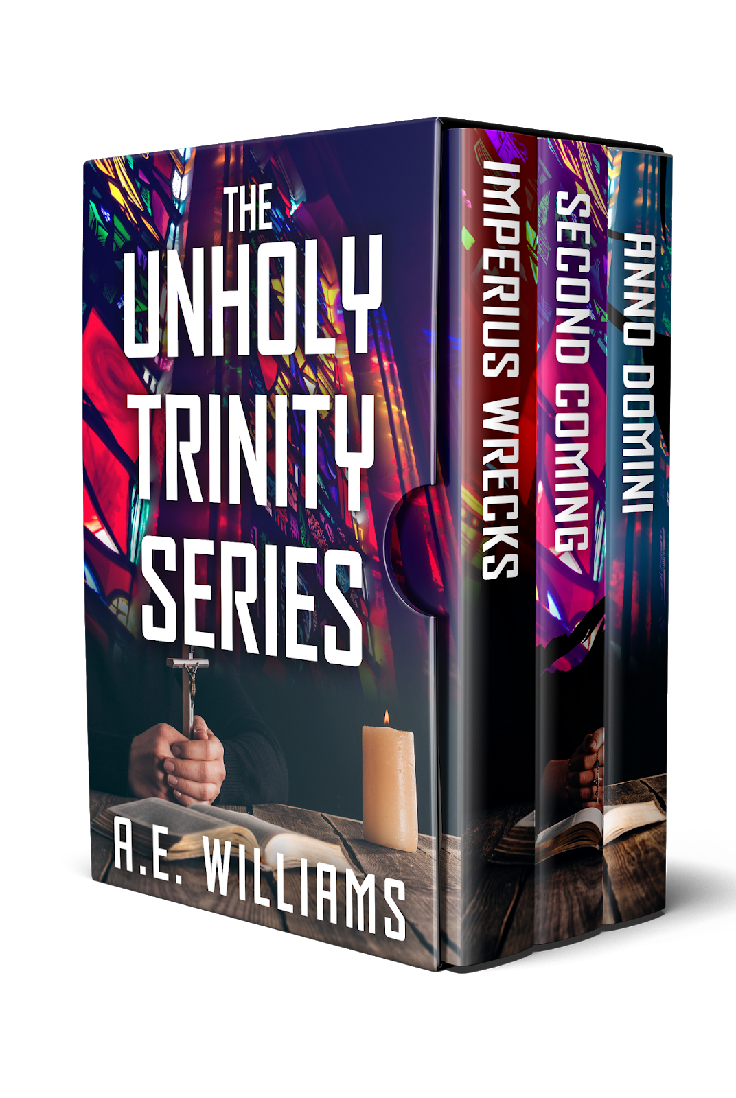 Speculative Fiction Showcase The Unholy Trinity Series by A.E. Williams