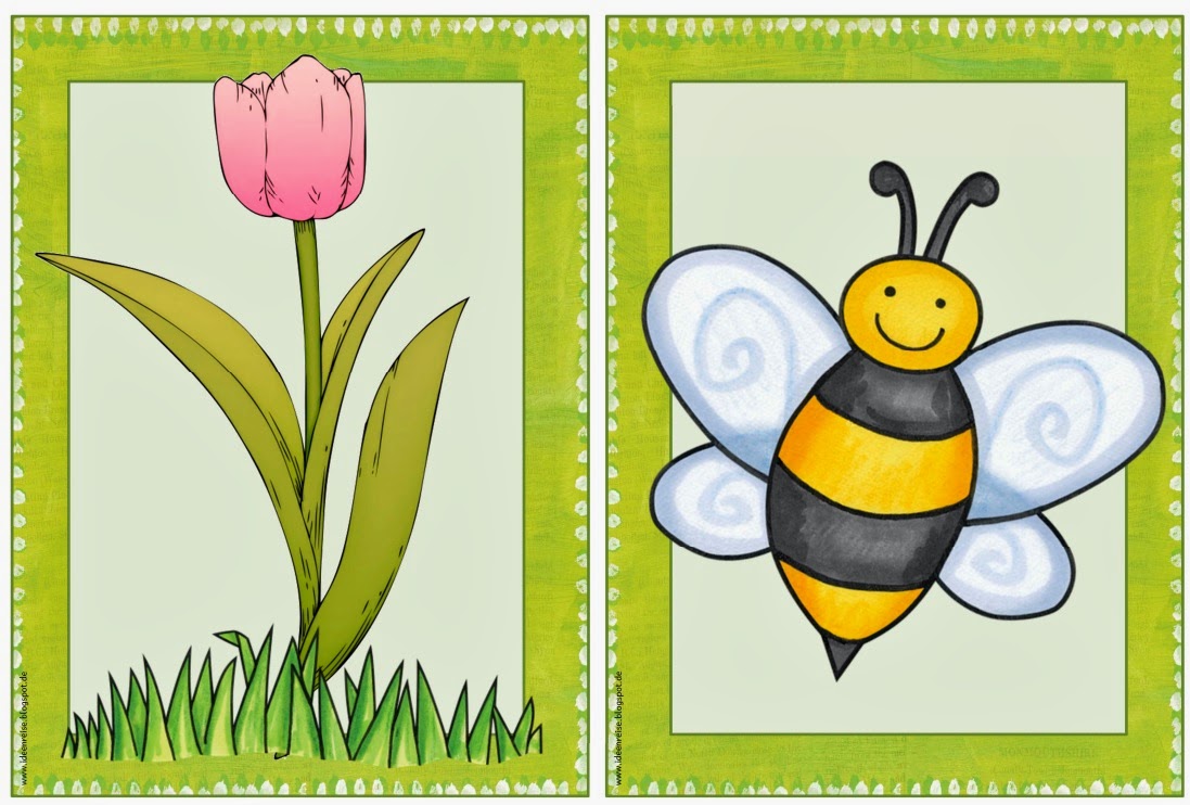 Ideenreise: Flashcards "Easter and spring"