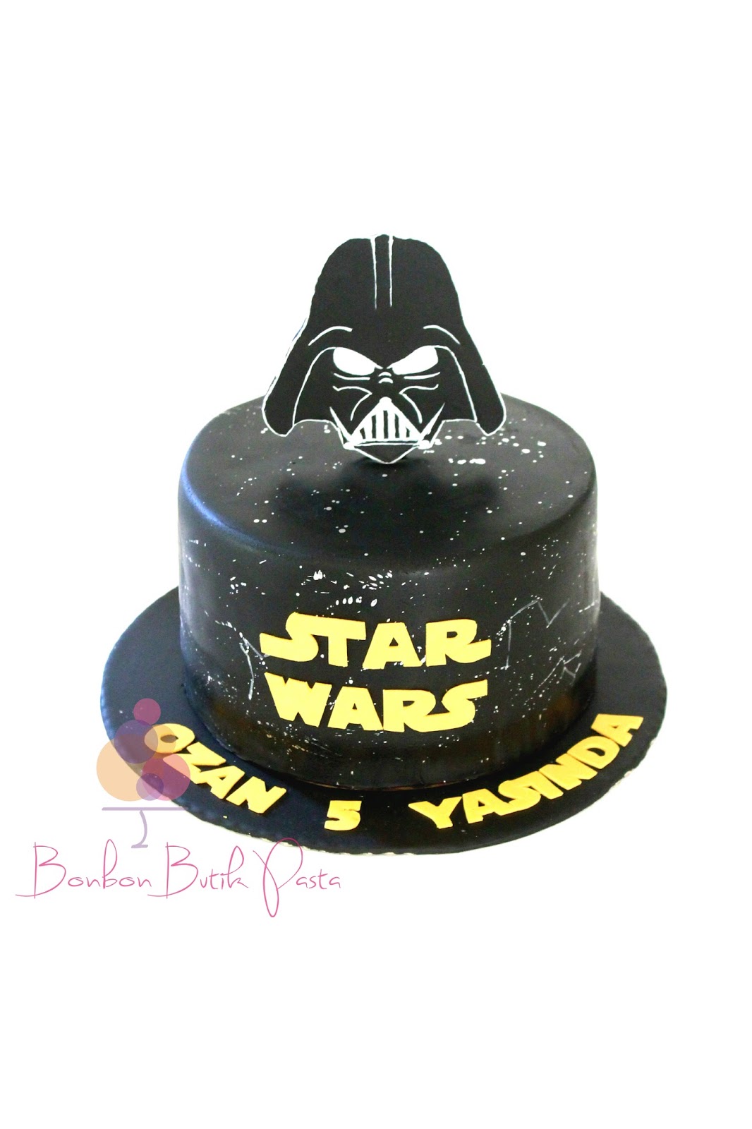 Bonbon Butik Pasta star wars darth vader pastası