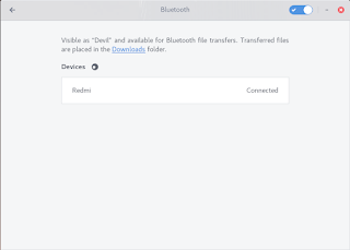 Bluetooth Setting, linux