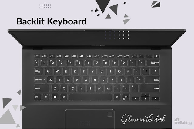Chiclet Keyboard yang dilengkapi backlit