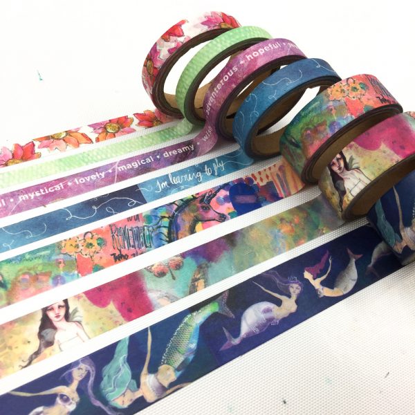 I LOVE RESIN Washi Tape and Resin Jewelry