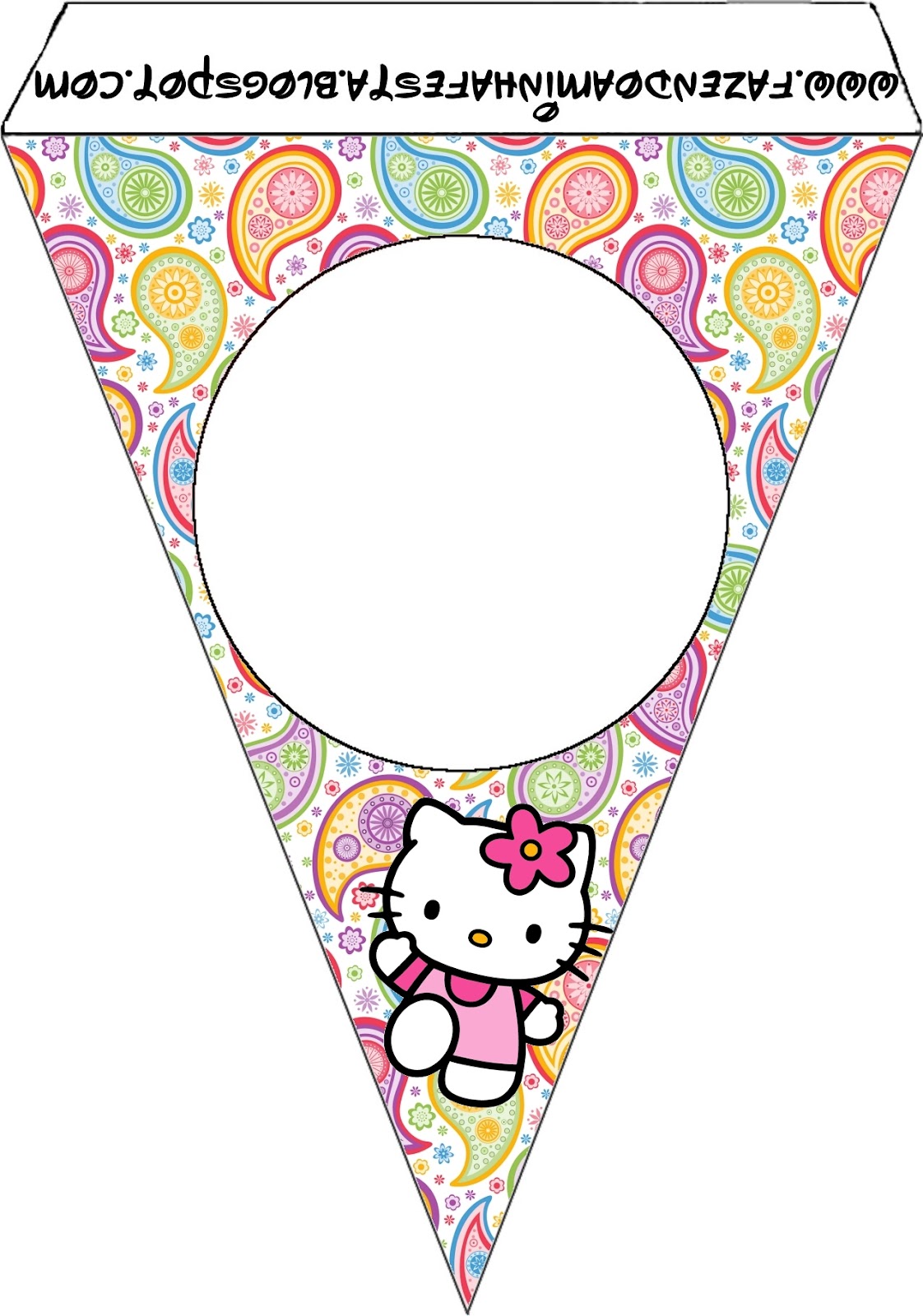 Hello Kitty Party: Free Party Printables, Images and Papers. - Oh Pertaining To Hello Kitty Birthday Banner Template Free