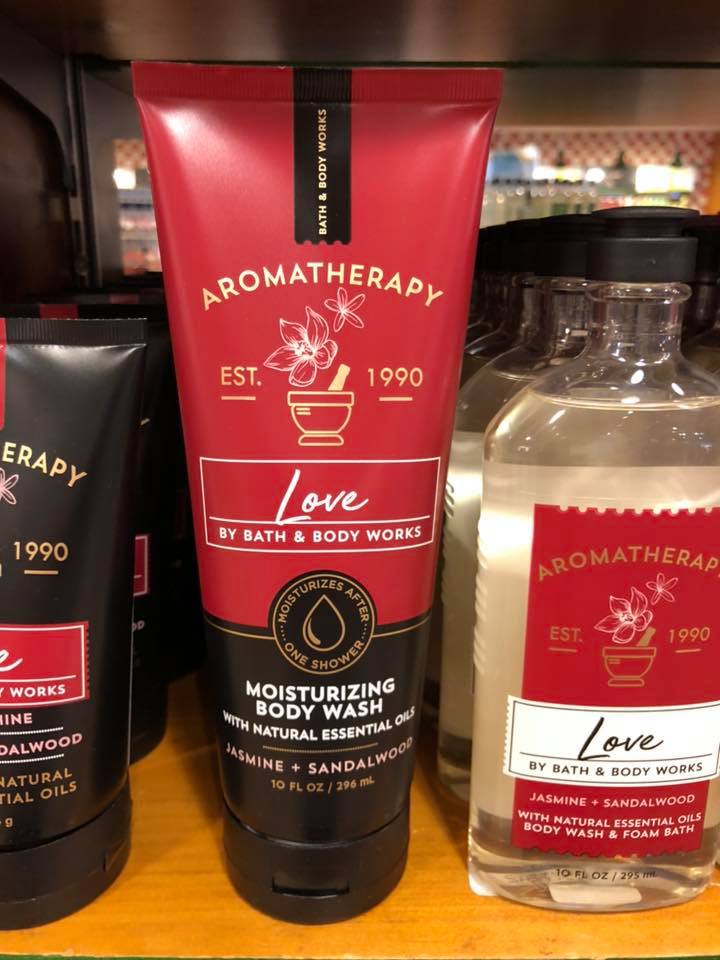 Life Inside the Page Bath & Body Works New Love Jasmine & Sandalwood Aromatherapy Body Care