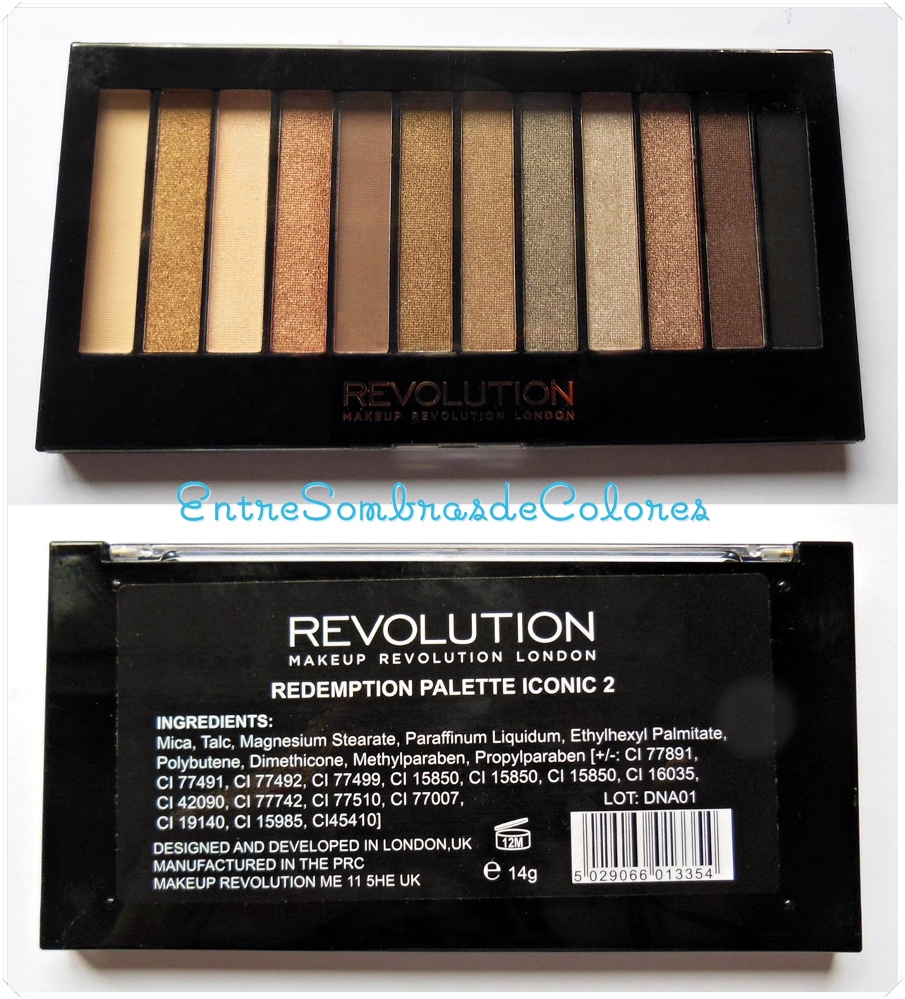 paleta Iconic 2 Makeup Revolution