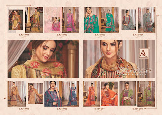 Alok Suits Ankan Velvet Viscose Salwar Kameez 