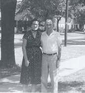 Grandpa Heber Monroe Ganus and Grandma Hazel (nee Mickelsen) 
