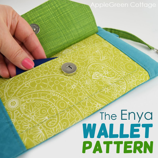 Wallet Pattern - The Enya Wallet - AppleGreen Cottage