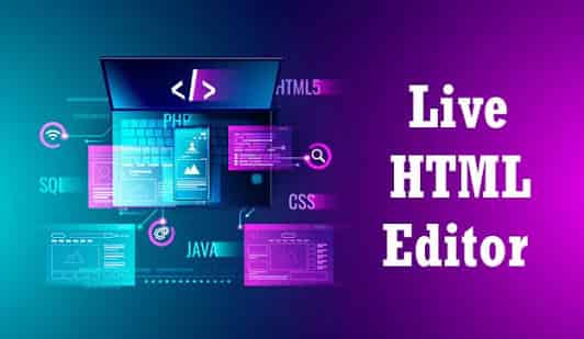 live html editor