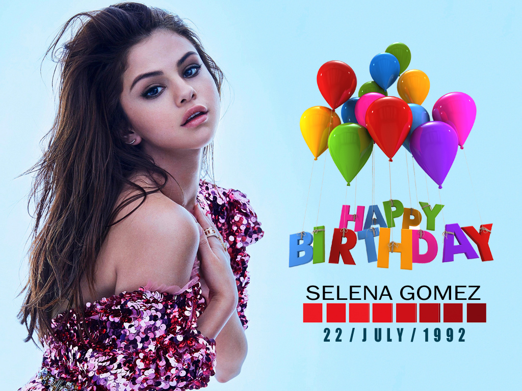 Happy Birthday Photo US Celeb Selena Gomez Happy Birthday Wishes HD
