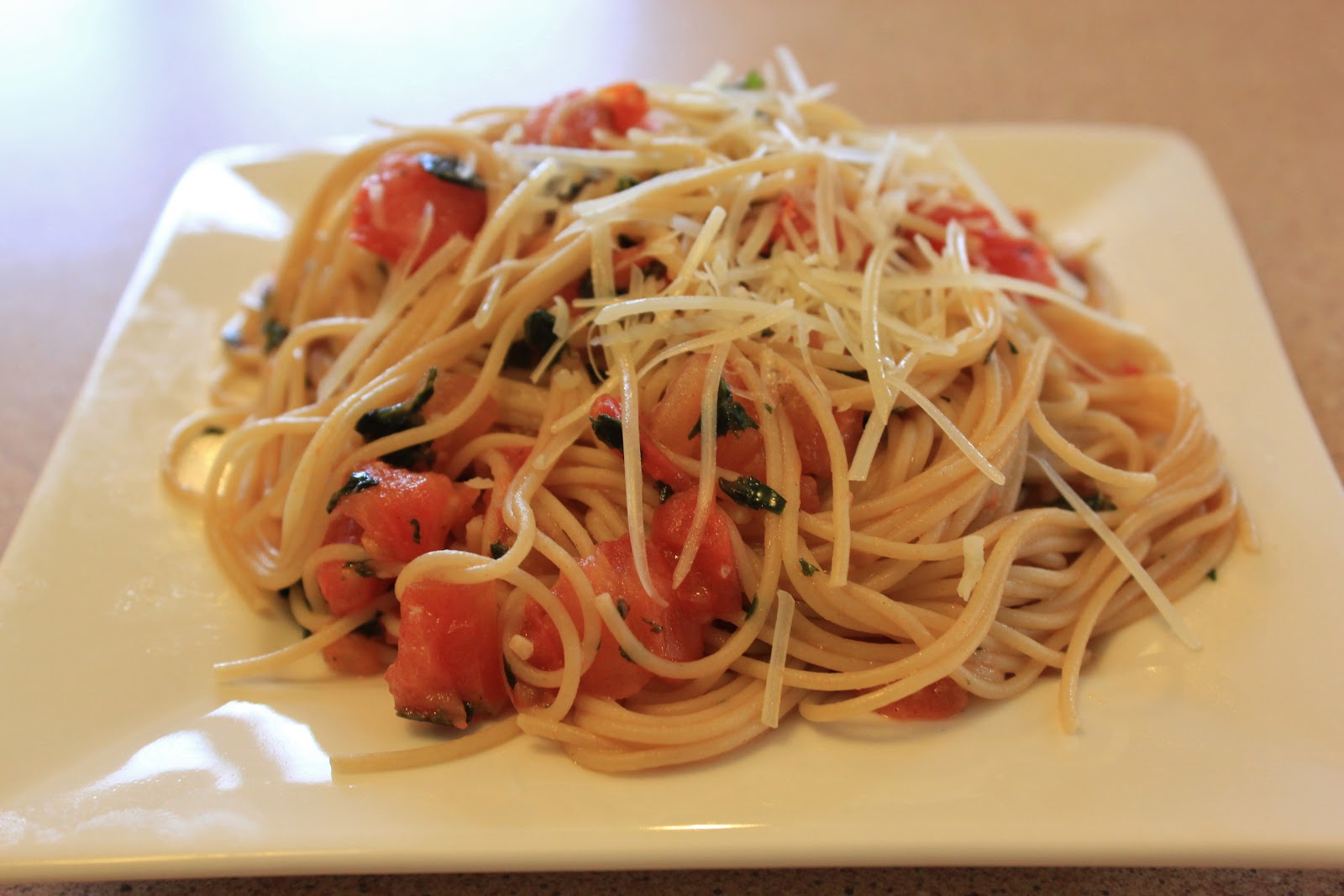 Fit and Lovin' it Capellini Pomodoro