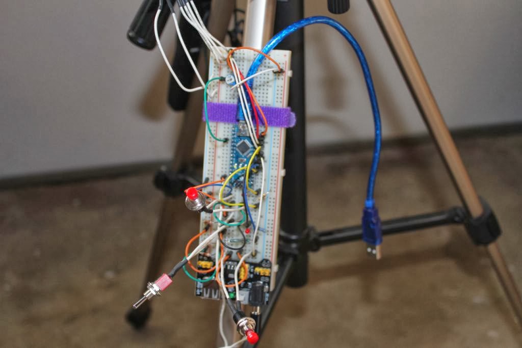 Andy's Astronomy First Arduino based stepper control for my barn door