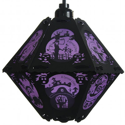 The Cornish Litany paper lantern of Ghoulies and Ghosties by Bindlegrim is perfect for Halloween