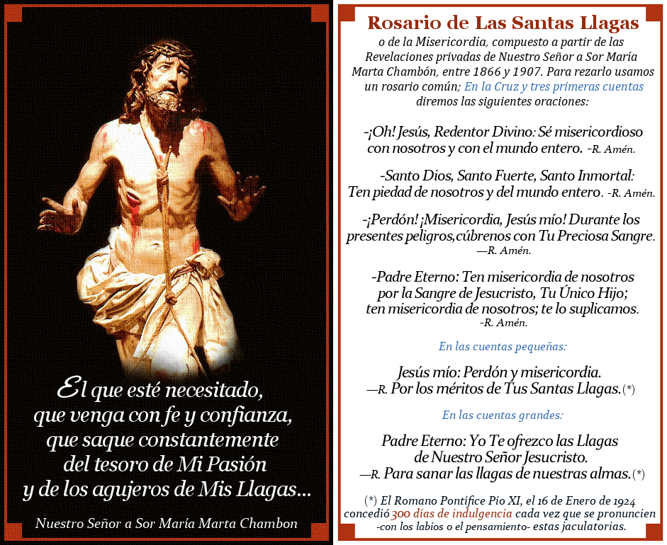 Lanthan Zustimmung Ausführlich oracion por las llagas y sangre de jesus niesen Feier Bild Lanthan Zustimmung Ausführlich oracion por las llagas y sangre de jesus niesen Feier Bild