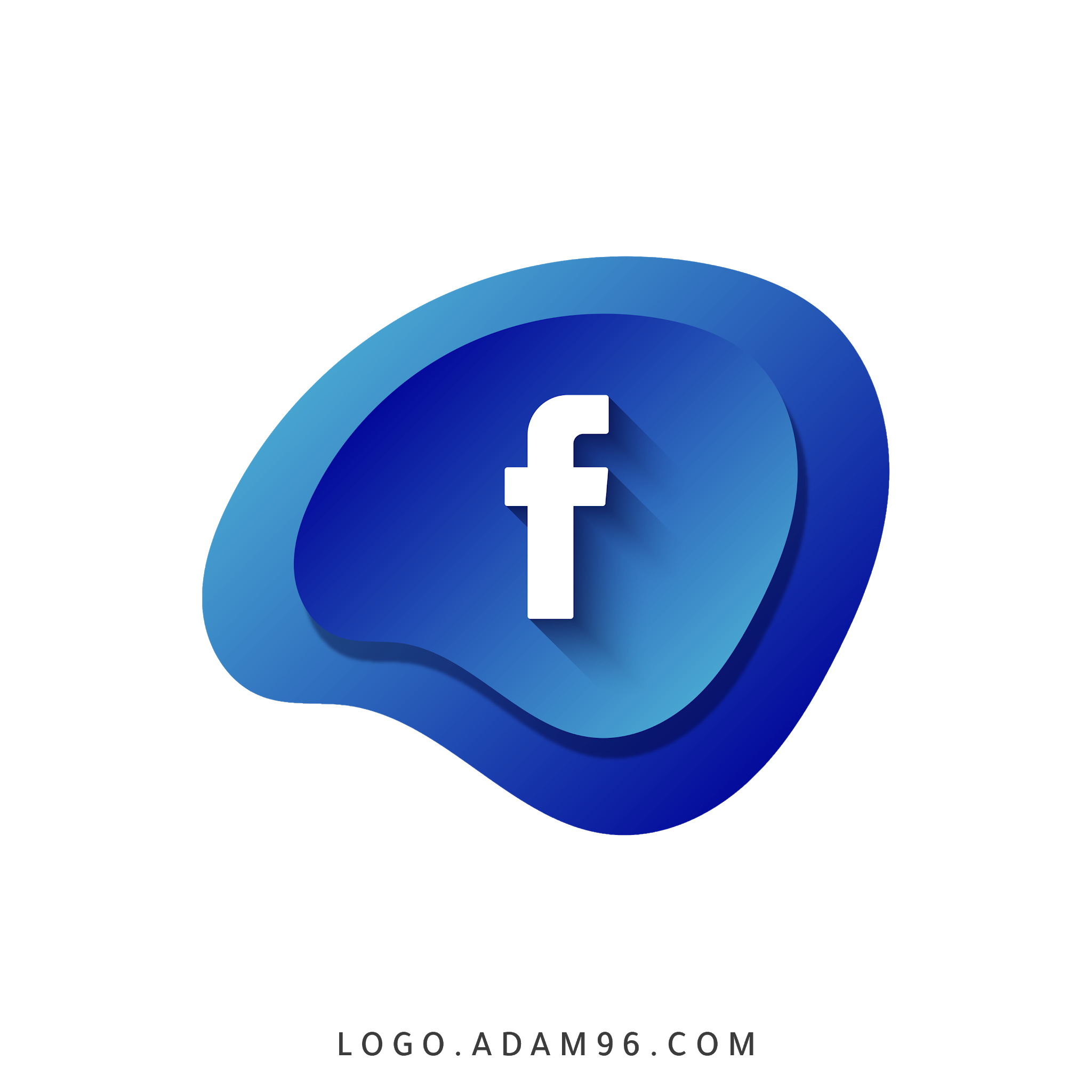 تحميل اجمل ايقونة موقع فيس بوك الرسمي لوجو عالي الجودة Logo Facebook Png