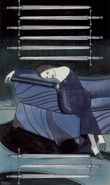 Девять мечей таро. 9 мечей таро. 9 мечей карта уэйта. Девятка мечей перевернутая значение. Девятка мечей перевернутая значение.