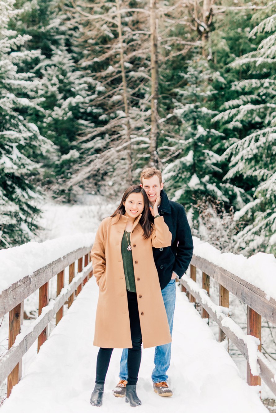 Snowy Engagement-Crystal Mountain Photographers-Something Minted Photography