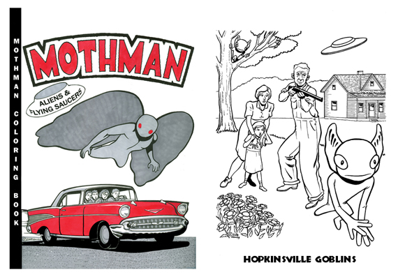 Monsters Amp Aliens Of America Coloring Books