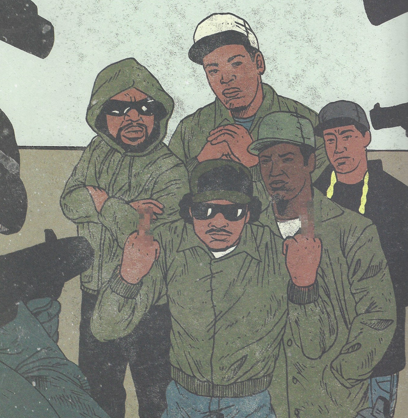 DJ Yella,Dr.Dre,Ice Cube,Mc Ren - Old School Rap 80s-90s