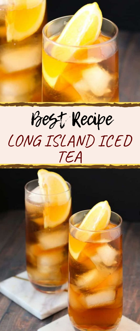 LONG ISLAND ICED TEA #healthydrink #easyrecipe 