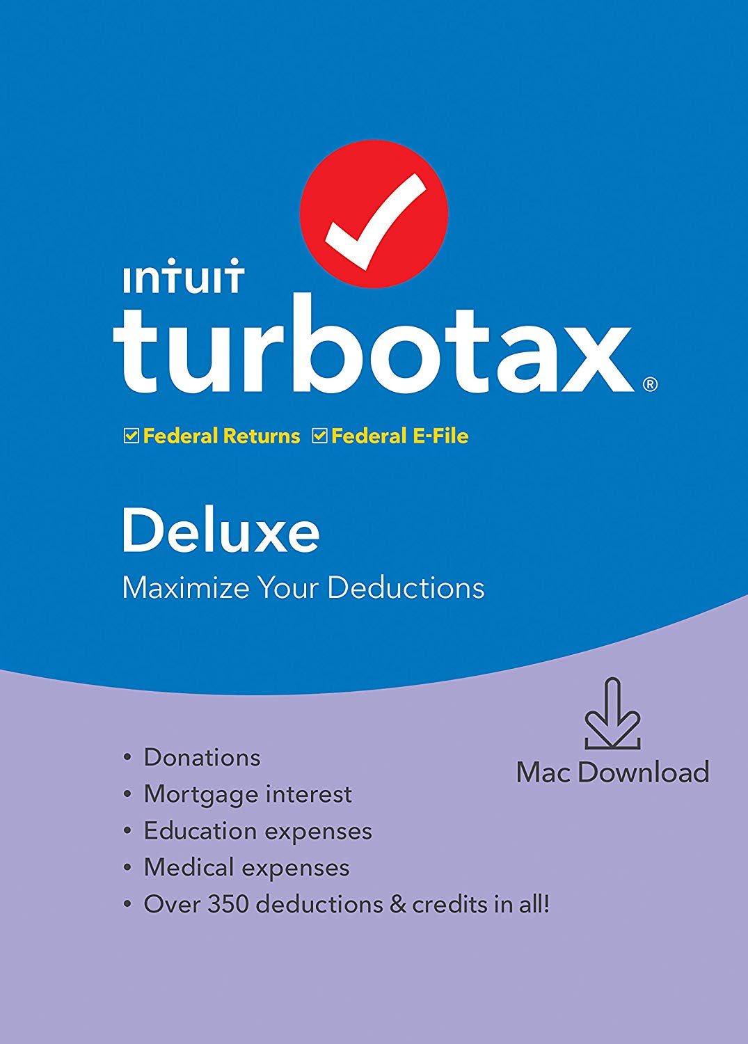 2019 turbotax cd/download software