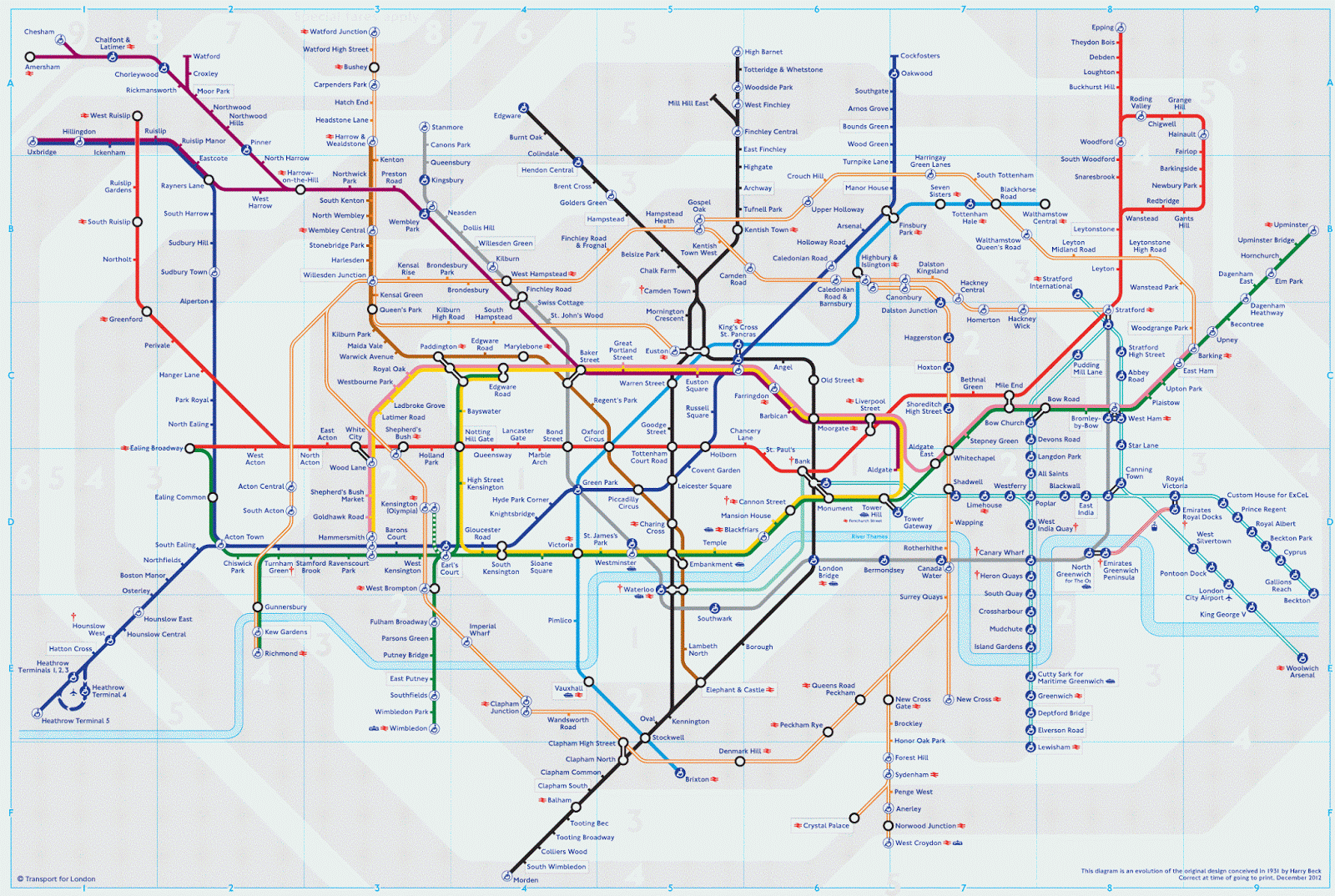 Malta Public Transport Map 2015