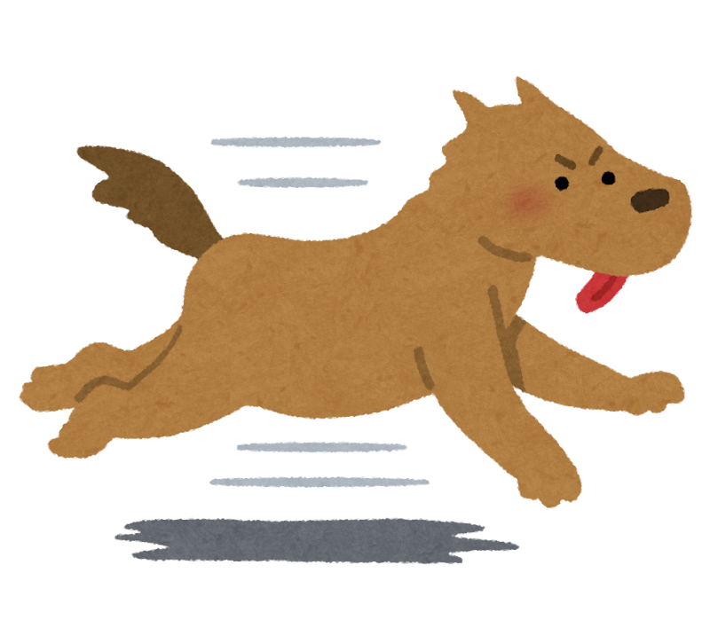 走る犬のイラスト かわいいフリー素材集 いらすとや