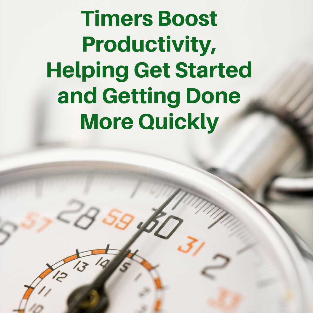 Tips To Organize For Success: Use a Timer to Boost Productivity