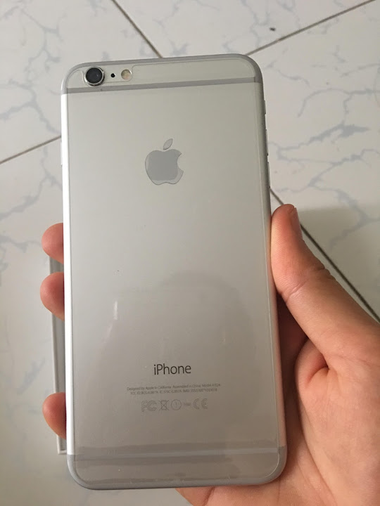 Bán iphone 6 Plus 64Gb Silver Full Box như mới 99.99% còn BH 13/3/2018 - 1