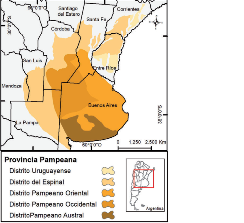 Argentina nativa Pampa, Campos y malezales