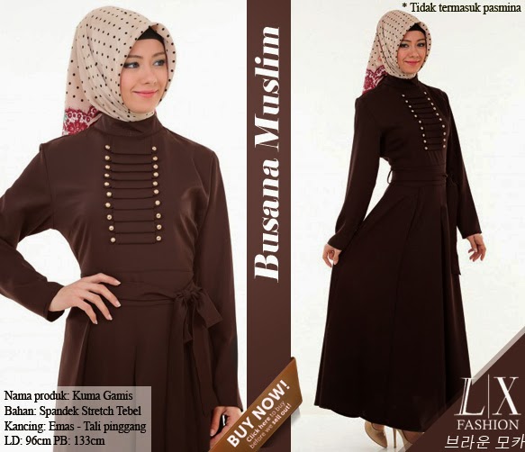 Busana Muslim Wanita Kuma Gamis - Tokobagusku