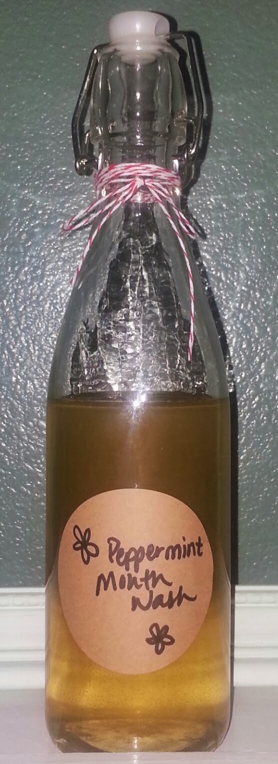 Country Daisy Fresh Peppermint Mouthwash DIYStyle!