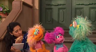 Zoe, Rosita, Abby Cadabby, Leela, Sesame Street Episode 4418 The Princess Story season 44