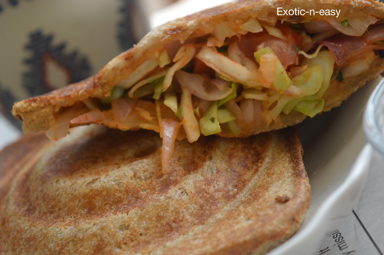 exoticneasy cooking Cabbage Sandwich