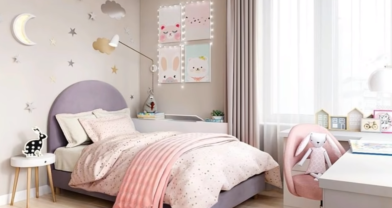 Little Girls' Bedrooms #bedroom >> #interior >> #design >> #colour >> # ...