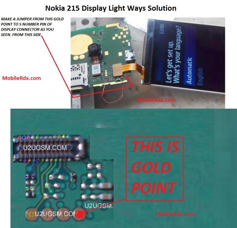 Nokia 215 Keypad Diagram