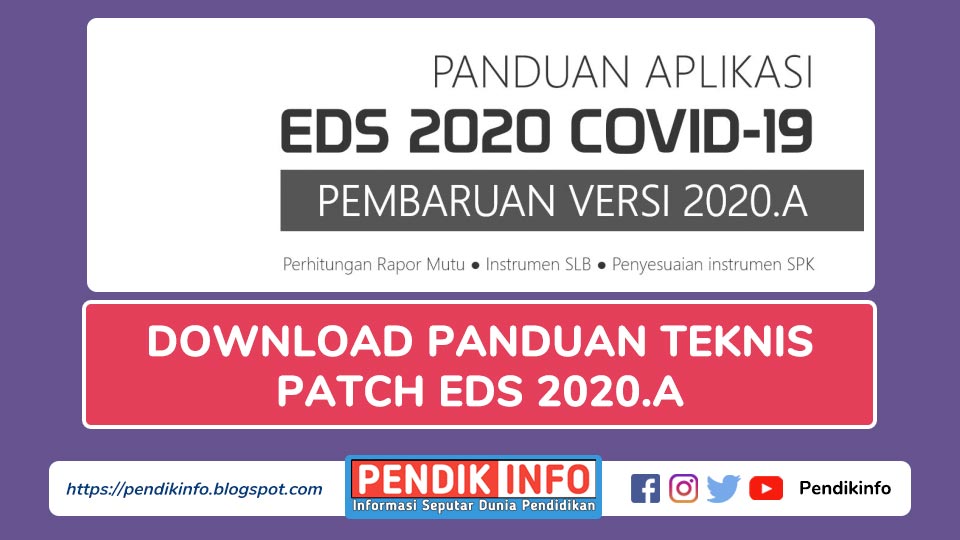Download Panduan Aplikasi EDS 2020 Covid-19 Versi 2020.A