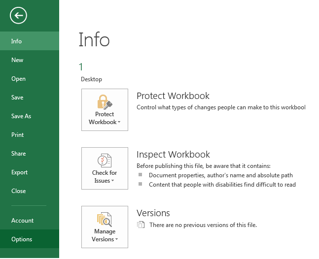 Compare two spreadsheets with Excel 2013's Inquire feature