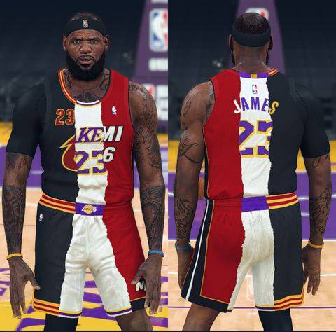 NBA 2K21 Los Angeles Custom Jersey By mvL0925 [FOR 2K21]