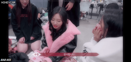 매년 생일몰카 당하고 있는 러블리즈 빵떡이.gif | 인스티즈