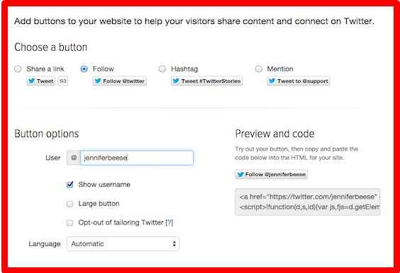 embedded twitter feed embedded twitter feed