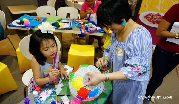 Jolly Spaghetti Pinaka-Sweet Day - Jollibee Bacolod - Bacolod blogger - Bacolod mommy blogger - activities for kids - clay - painting lanterns - BFF - childhood friends - homeschooling in Bacolod - mom and daughter bonding