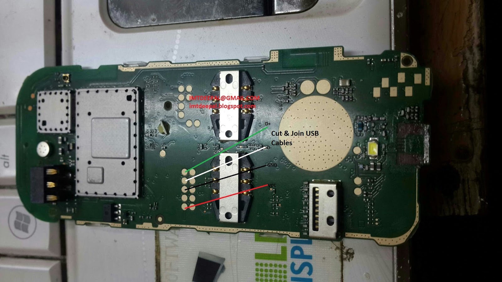 GB ELECTRONIC..MOBILE CENTER: NOKIA 130 RM-1035 PIN OUT