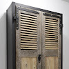 Armoire Industrielle Bois Metal