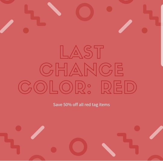 SALE DAYS 50 OFF RED TAGS GOODWILL THROUGH FEBRUARY 8TH Two Stylish Kays