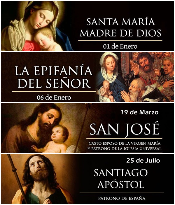 Parroquia de San Felix de Lugones. Fiestas de guardar