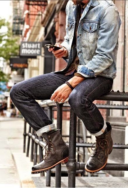 bota com jeans masculino