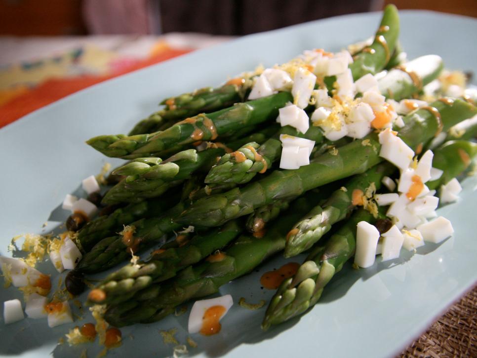 Asparagus with TangySmoky Dressing Recipe Best Recipes