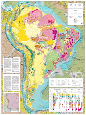 Mapa Geológico Sur América 2019